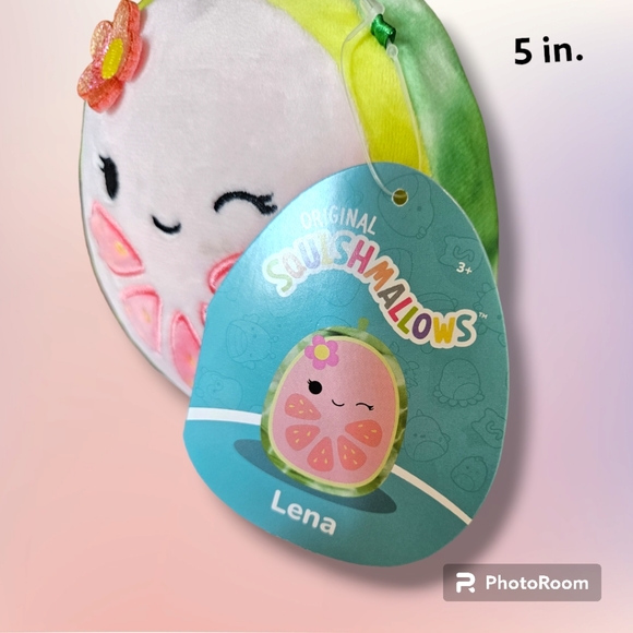 NWT 5”— Lena the Guava Squishmallow (2020) - Picture 3 of 4